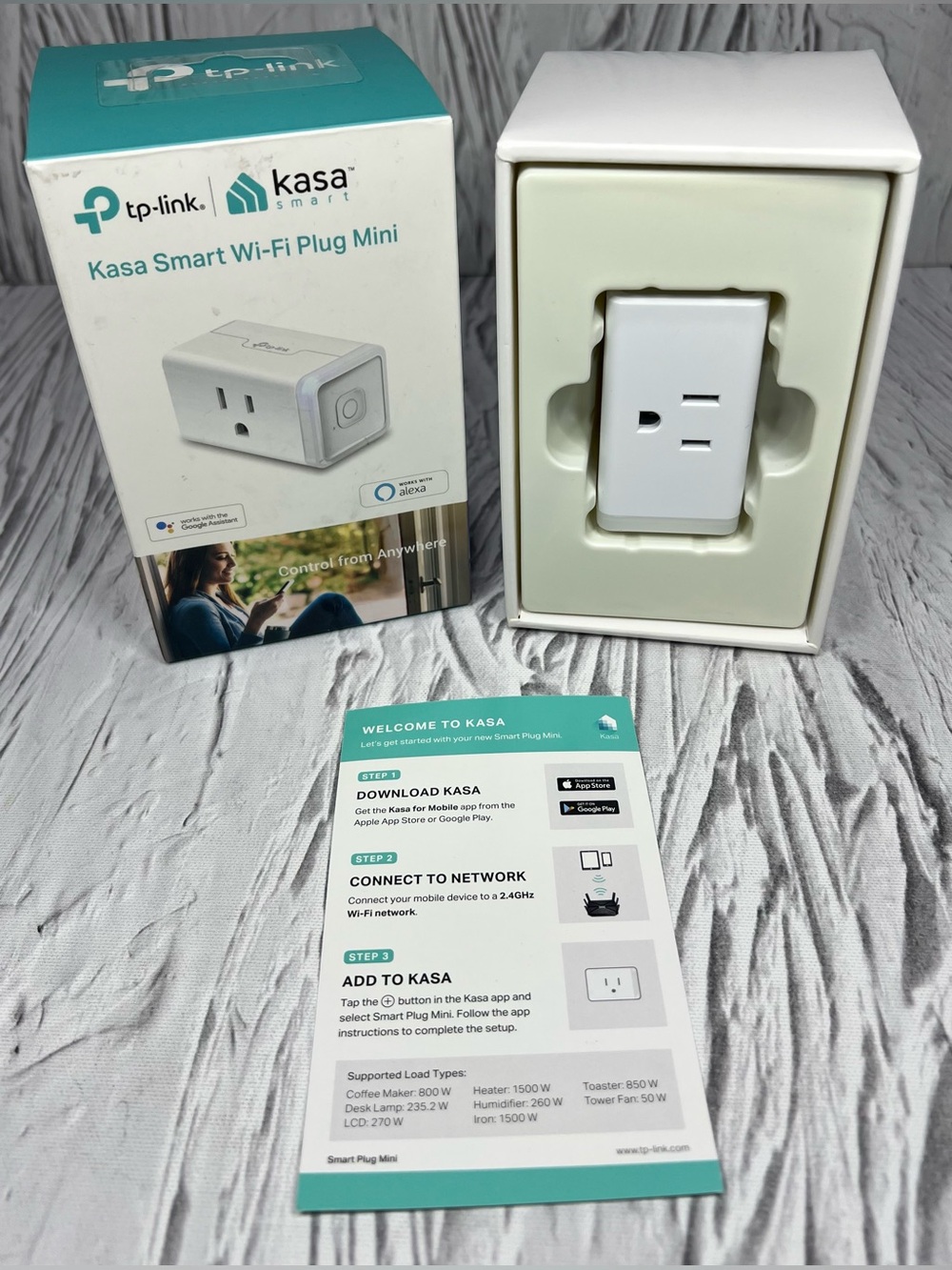 TP-Link HS105 Smart Wi-Fi Plug Mini (Open Box)- Alexa or Google Home